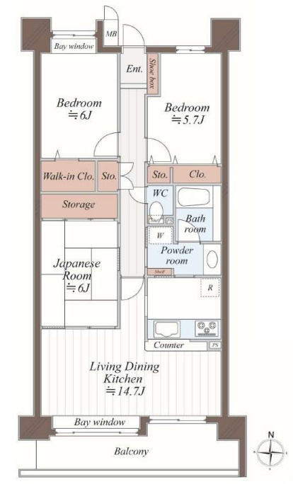 間取り：328000621421