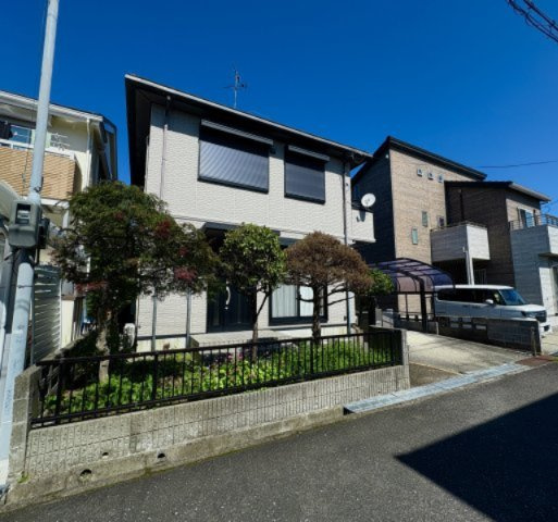 植栽がしっかりしている外観