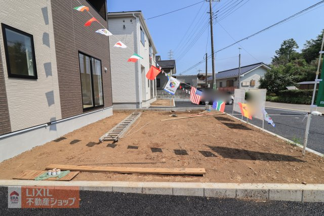 【お庭】現地完成写真。色々な使い方ができます！お好みでカスタマイズはいかがでしょうか。
