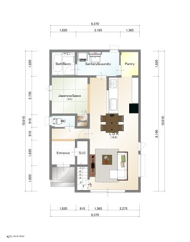 【真鶴二丁目の区画図】