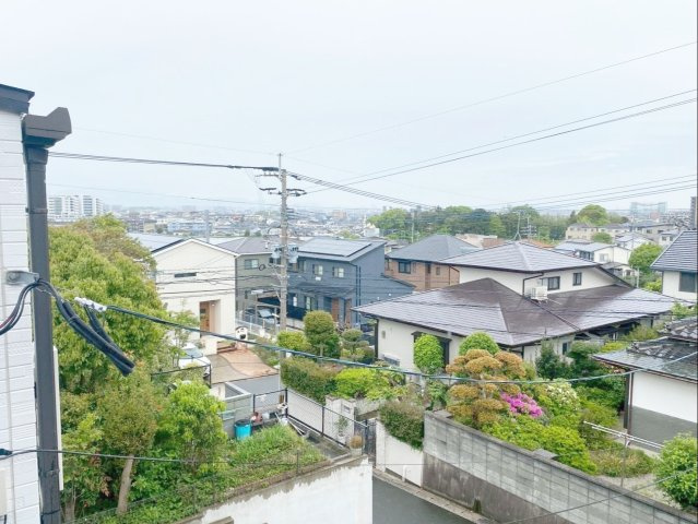 バルコニーからの眺めです！