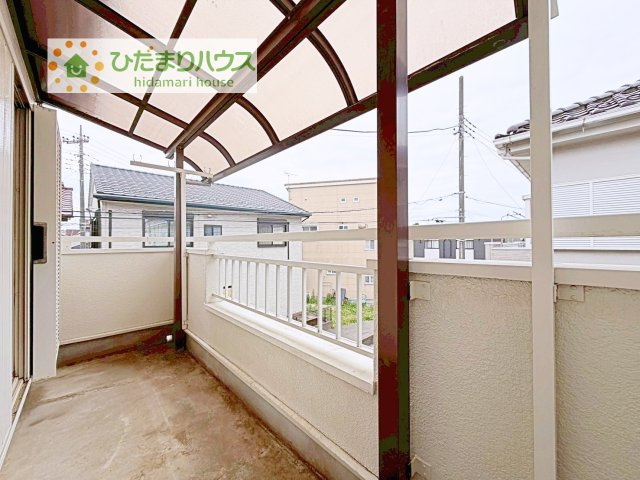 サンルーフ付きのバルコニーでお洗濯も快適(^^)/