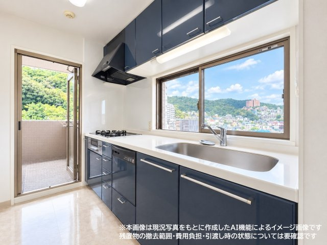 ※本画像は現況写真をもとに作成したAI機能によるイメージ画像です　残置物の撤去範囲・費用負担・引渡し時の状態については要確認です