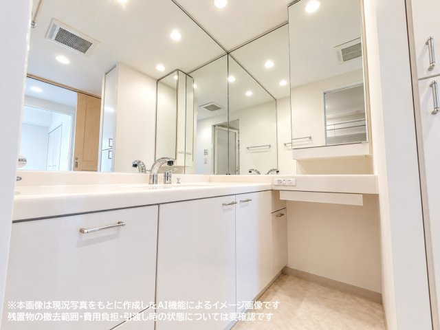 ※本画像は現況写真をもとに作成したAI機能によるイメージ画像です　残置物の撤去範囲・費用負担・引渡し時の状態については要確認です