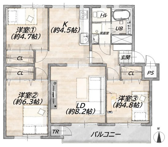 間取り：326000259268