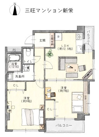 間取り：323000517576