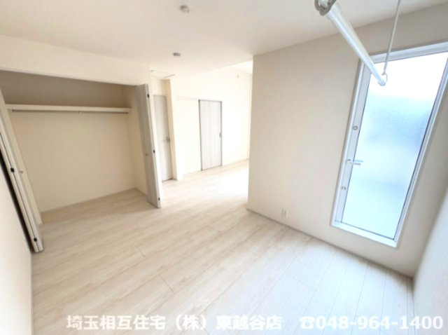 室内物干し付き11帖超の洋室は、将来2部屋にすることもできます