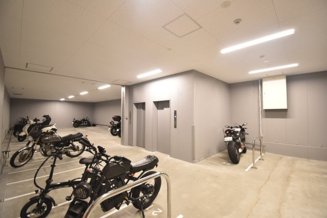 バイク置場です。