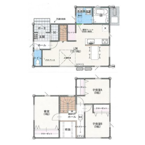 【松浜東町　2580万円の間取り】