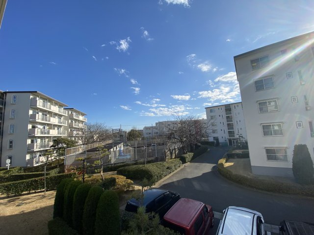 バルコニーからの眺望です！