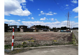 大館市餌釣字山王下・売地の外観