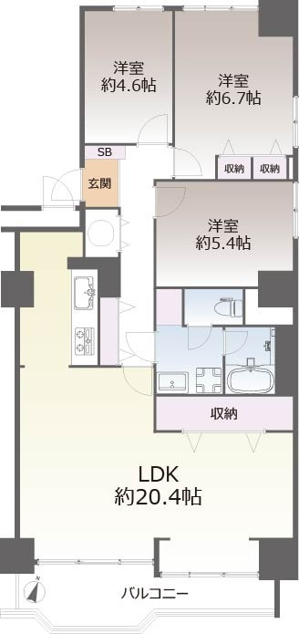 間取り：328000613795