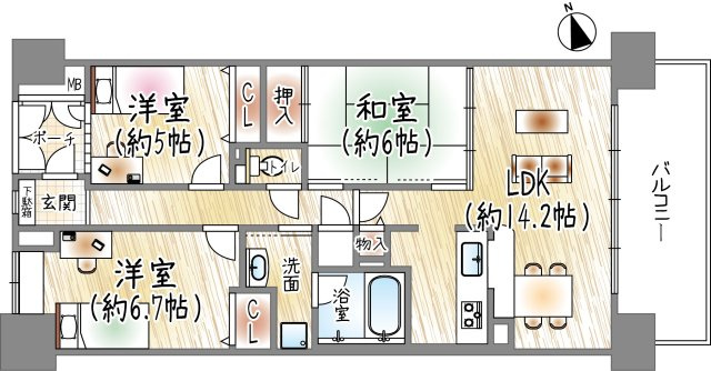 間取り：327002101447