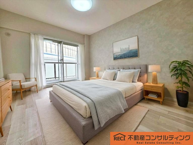 南東角部屋で開放感のある室内！