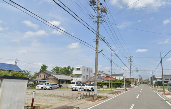 【名古屋市西区西原町土地の前面道路含む現地写真】