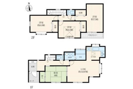 川崎市宮前区菅生ケ丘の中古戸建ての間取り