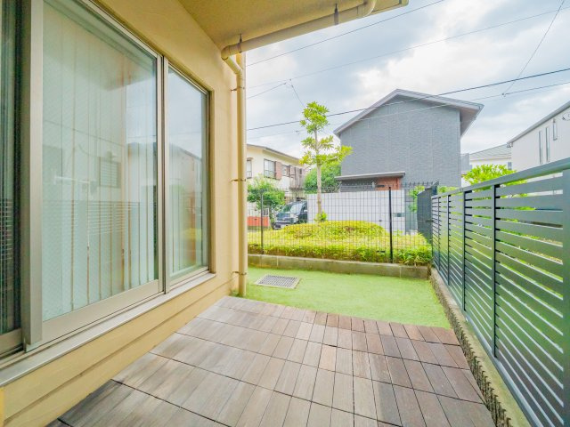 簡単な家庭菜園も楽しめるお庭です