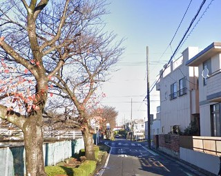 現地前面道路