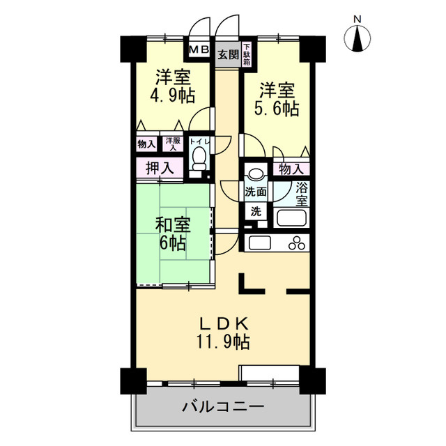 間取り：334000251736