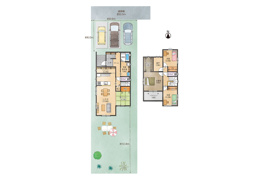 ダイマルタウン 岐阜市 河渡10 A棟の間取り