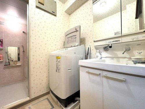 TOTO製　洗面化粧台、洗濯パン交換
