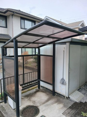 【その他設備／現地写真】サイクルポートが設置されています。意外と、あると便利なアイテムです。