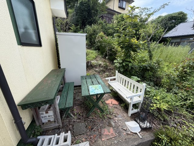 お庭で自由な時間を過ごせます