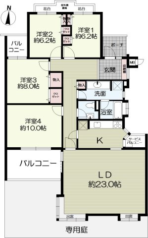 間取り：328000659156
