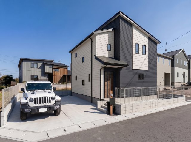 つくば市谷田部字駒形　1号棟　外観パース　