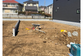 八王子市東中野の新築戸建ての外観
