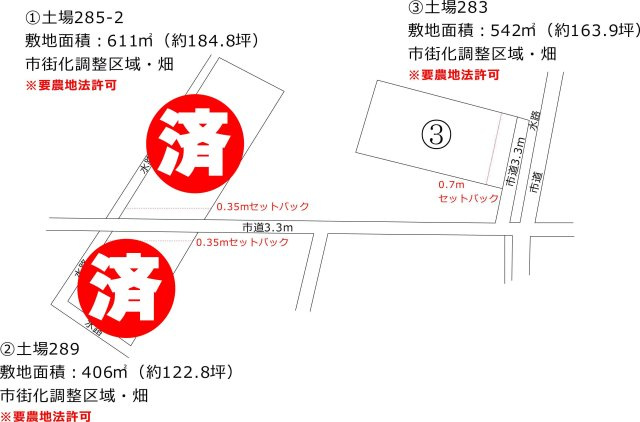 土地図です：吉川新築ナビで検索♪