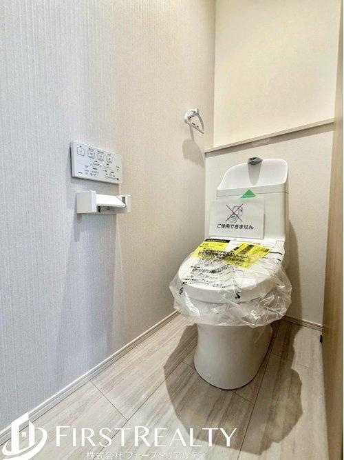衛生面・清潔感がある温水便座付きトイレです。