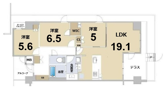 間取り：326000233174