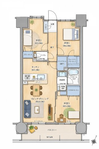 間取り：311002457604
