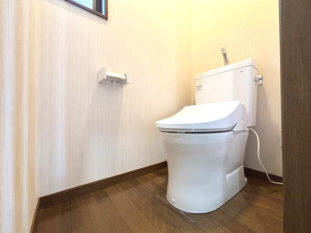 清潔感のあるトイレです。
