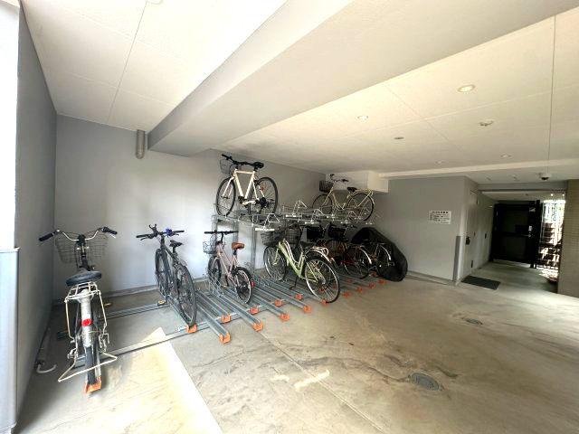 屋根のある駐輪スペース