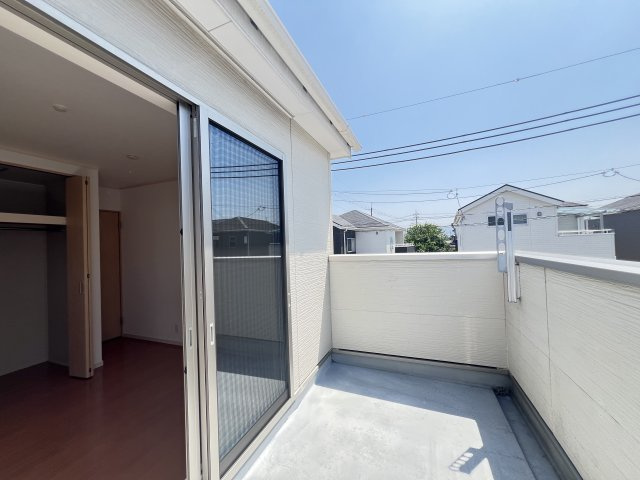 広々としたバルコニー