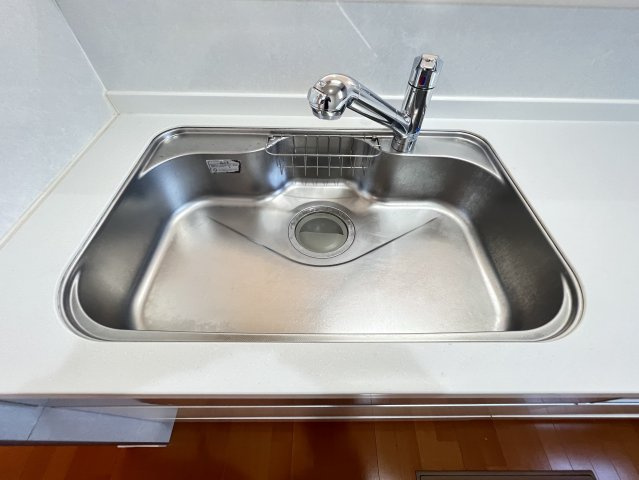 清潔感のあるステンレスシンク