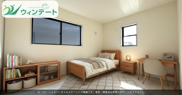 2階の各洋室は明るく通風も良好。寝室・子ども部屋・書斎など、ライフスタイルに合わせて多目的に使えます。