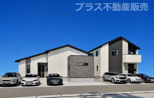 完成イメージの外観パースです。