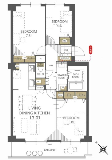 間取り：312001210140