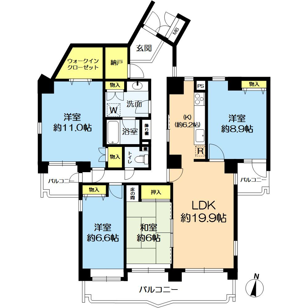 間取り：328000625832