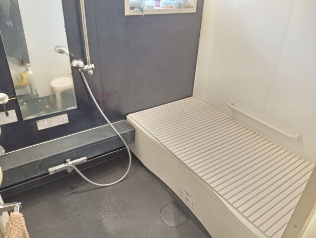 広々としたお風呂です。お子様との入浴もスムーズですね。
