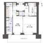 グラングリーン大阪 THE NORTH RESIDENCEの間取り