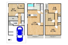 鶴見区中茶屋1丁目の間取り