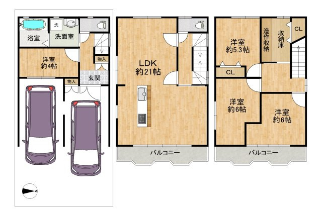 間取り：327001540877