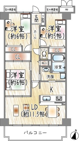 間取り：328000683165