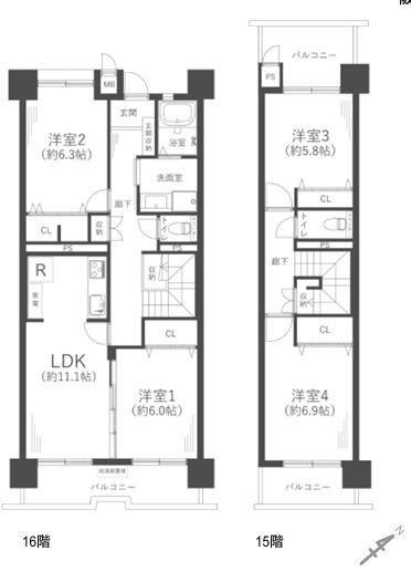 間取り：328000650794