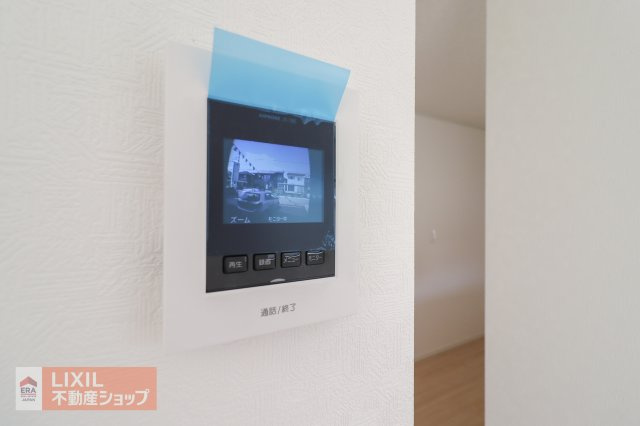 【TVインターホン】現地完成写真。カラーTVインターホン。