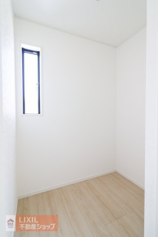 【収納】現地完成写真。しっかり収納がついております！